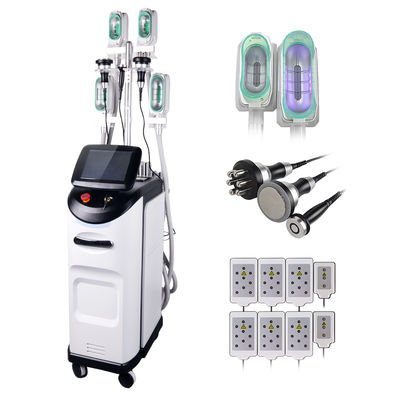 360 Cryolipolysis die Maschine, die mit Rf-Griff für Gesicht kombiniert werden und das Körperfett verringern