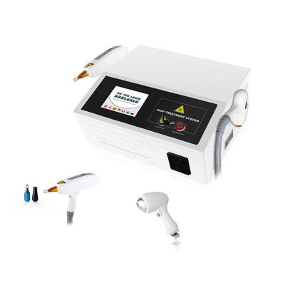 Q geschalteter Nd Yag Dioden-Laser 2 des Laser-Pigmentations-Abbau-808NM in 1 Maschine